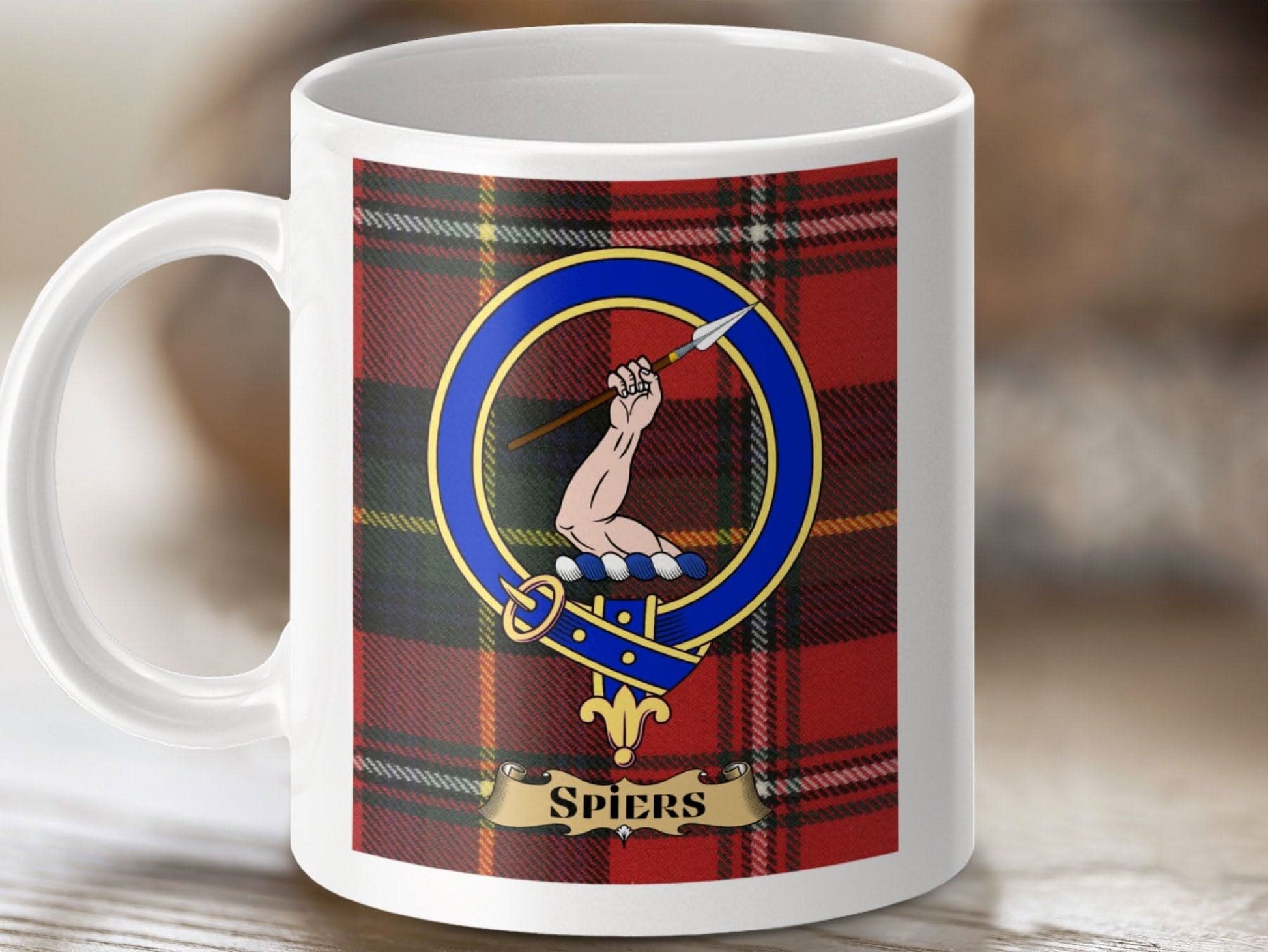 Clan Spiers Tartan Coffee Mug Decorative Product