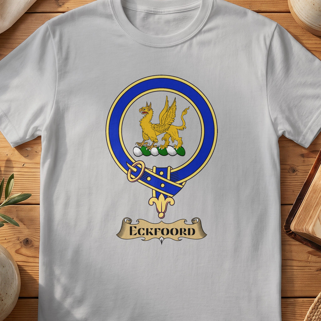Eckfoord Scottish clan crest T-shirt in Sport Grey