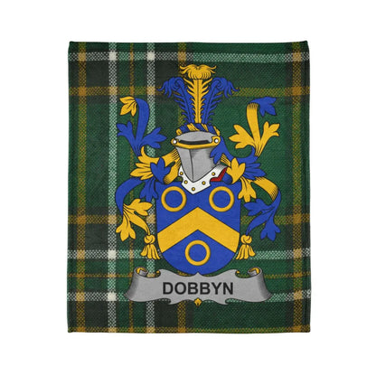 Dobbyn Family Crest Plaid Design Blanket product