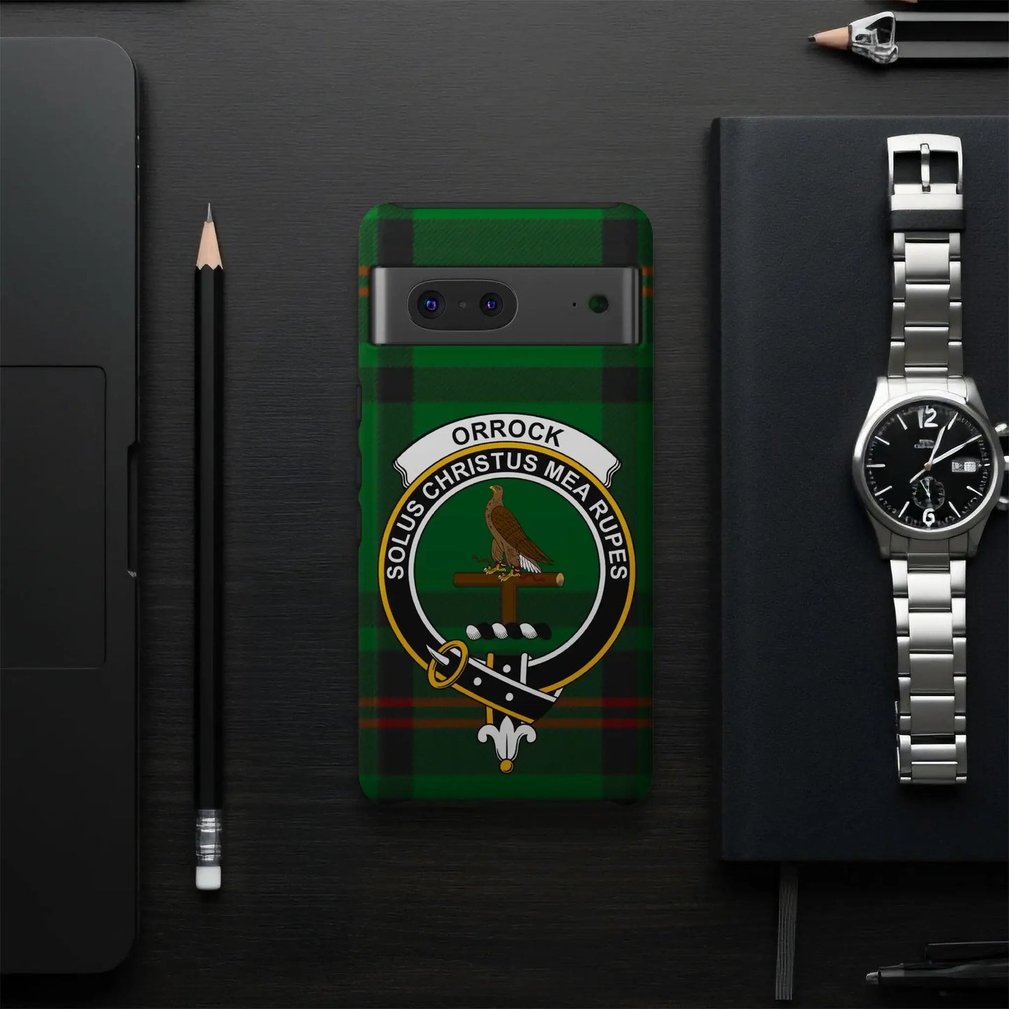 Orrock Solus Christus Mea Rupes Shield Phone Case