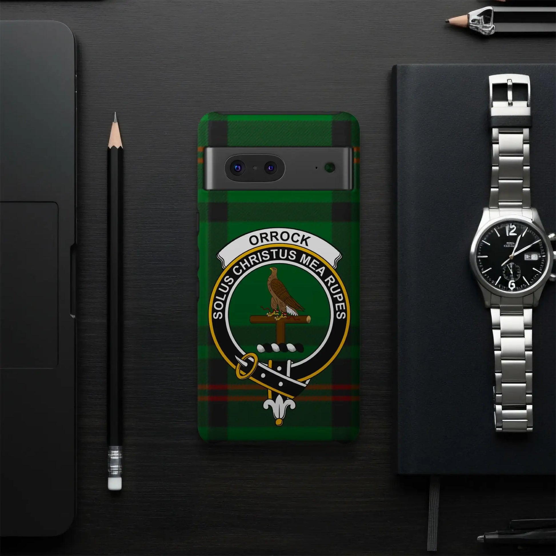 Orrock Solus Christus Mea Rupes Shield Phone Case