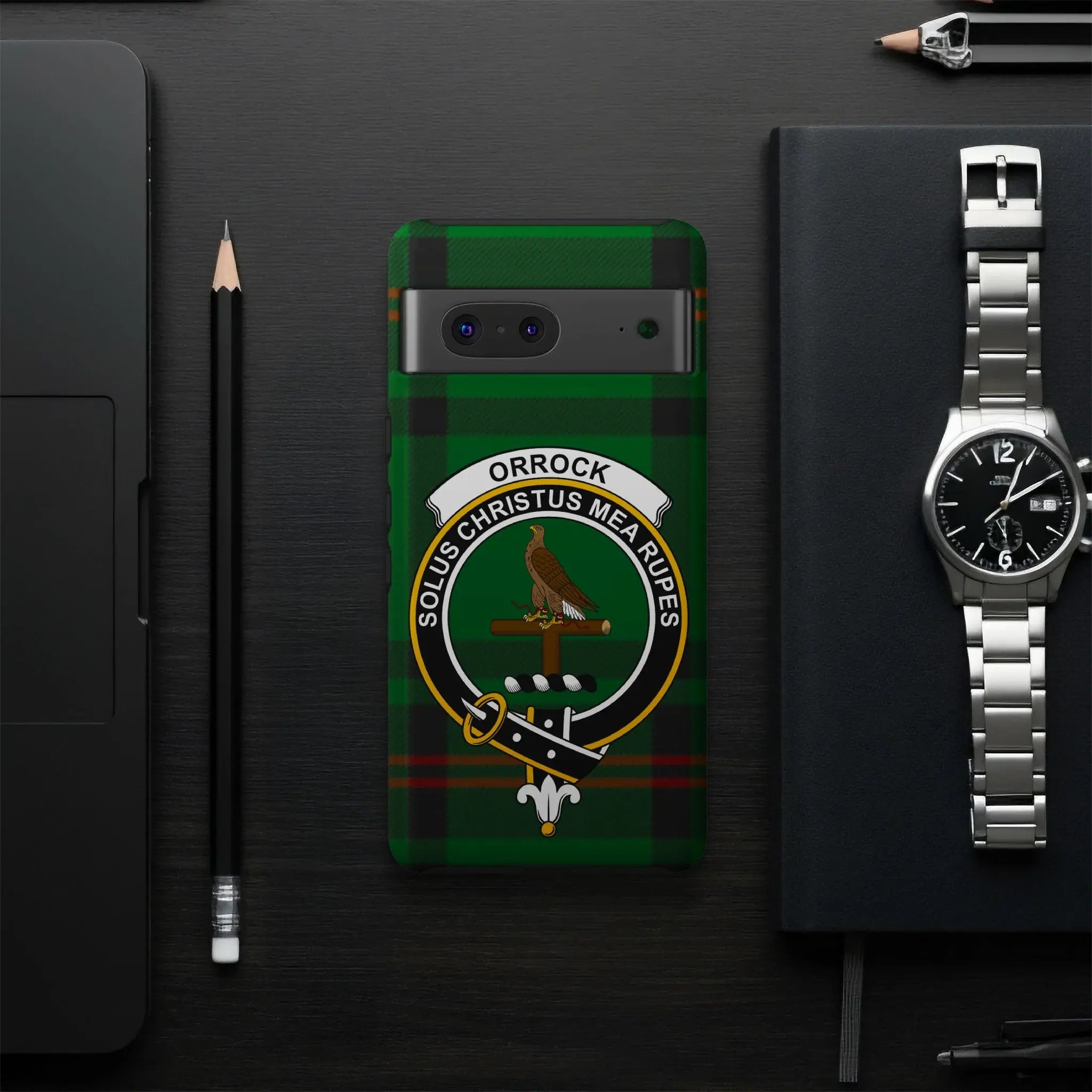 Orrock Solus Christus Mea Rupes Shield Phone Case