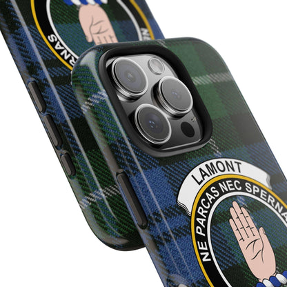 Lamont Clan Scottish Tartan Pattern Cell Phone Case - Celtic Ancestry Gifts