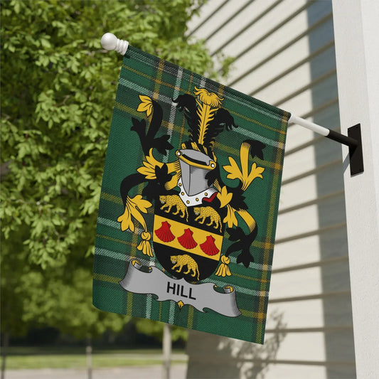 Personalized Family Crest Hill House Flag product