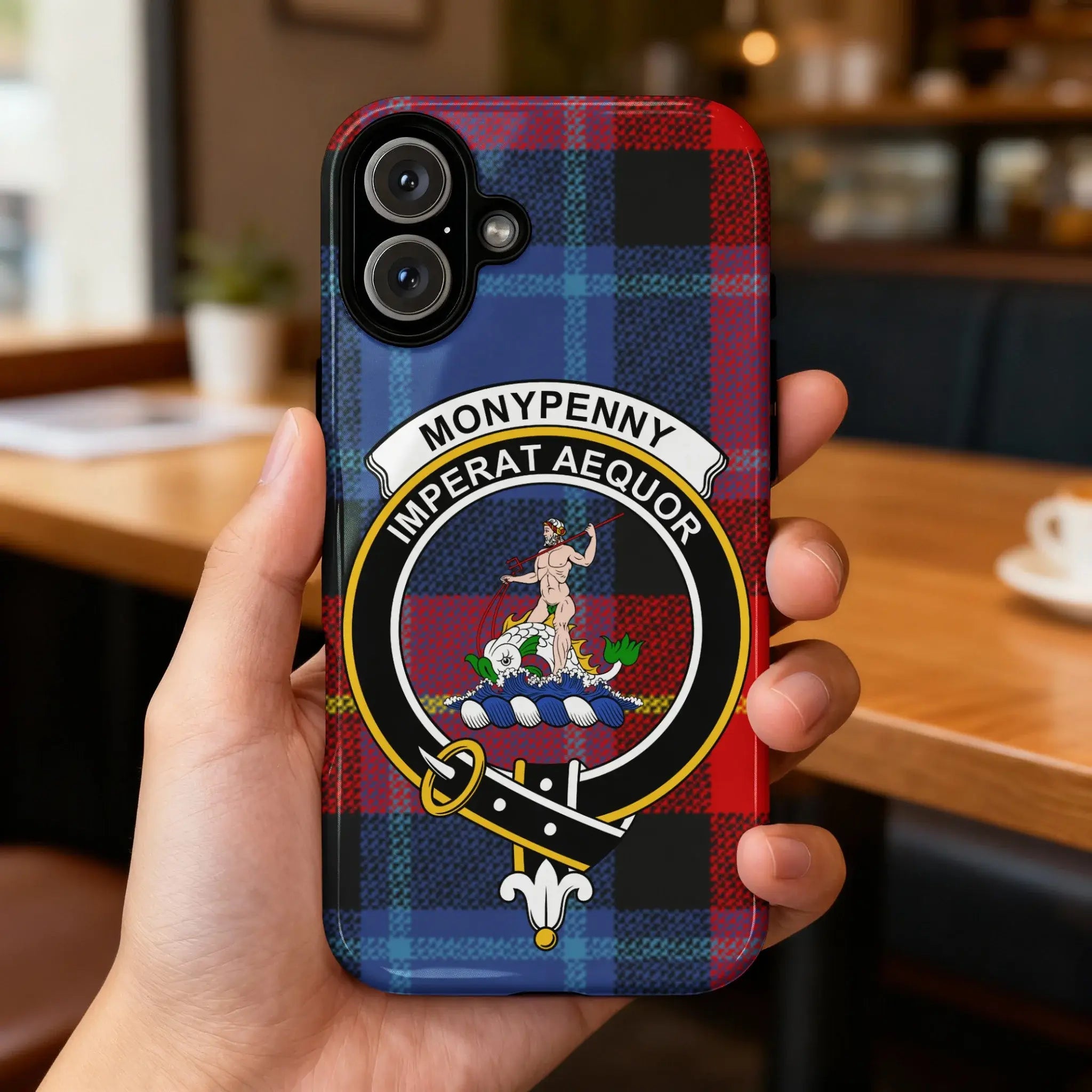 Moneypenny Imperat Aequor Plaid Phone Case Cover