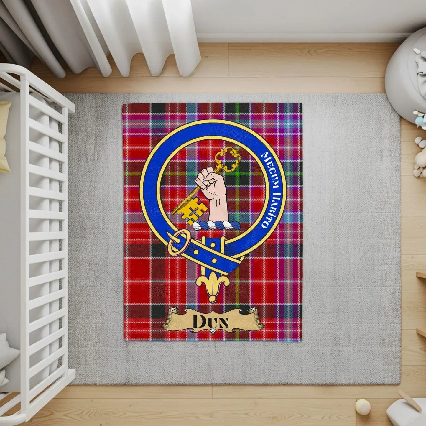 Colorful Scottish Clan Crest Patterned Rug product