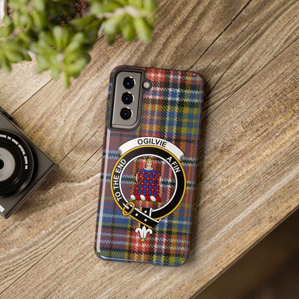 Ogilvie Clan Scottish Tartan Cell Phone Case - Celtic Ancestry Gifts