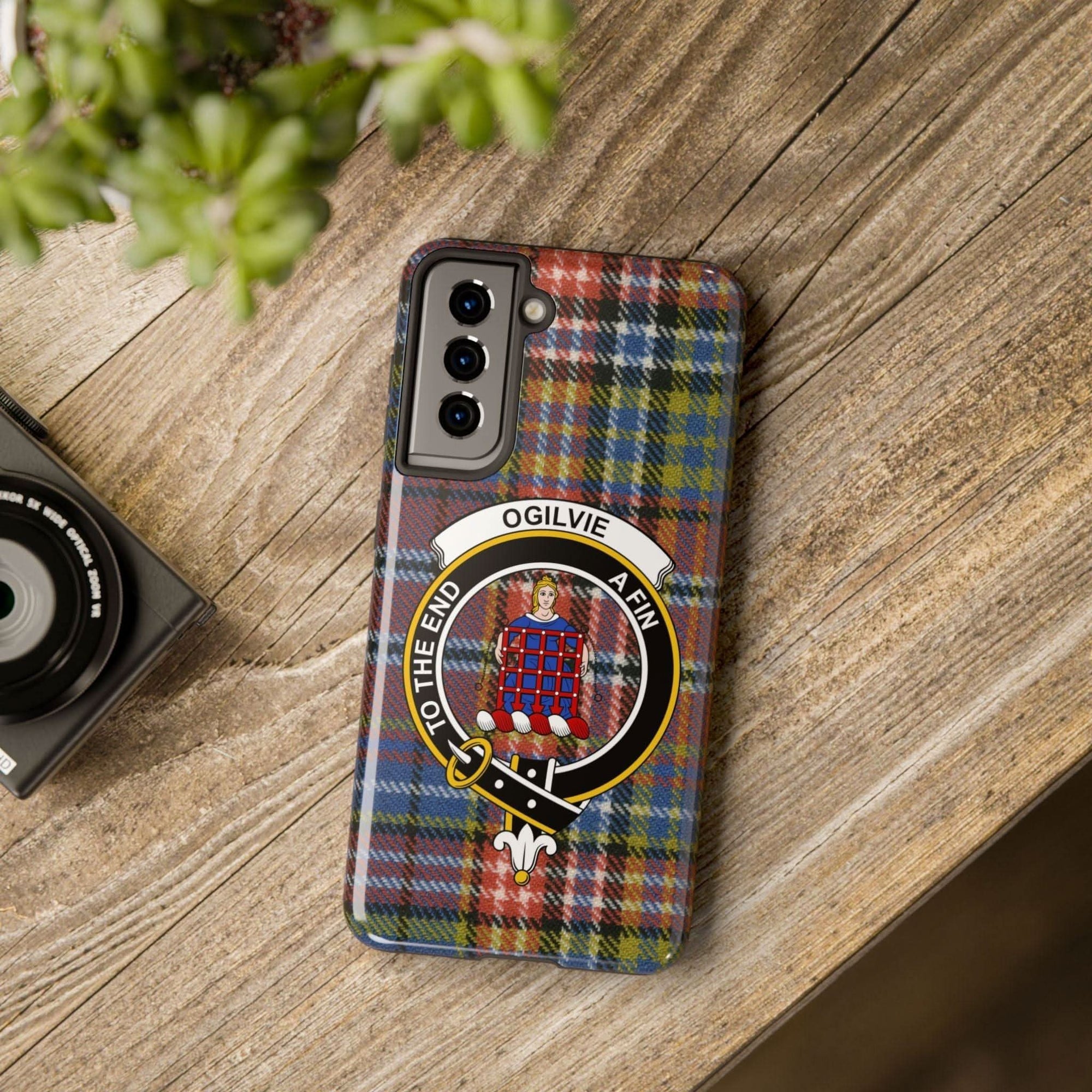 Ogilvie Clan Scottish Tartan Cell Phone Case - Celtic Ancestry Gifts