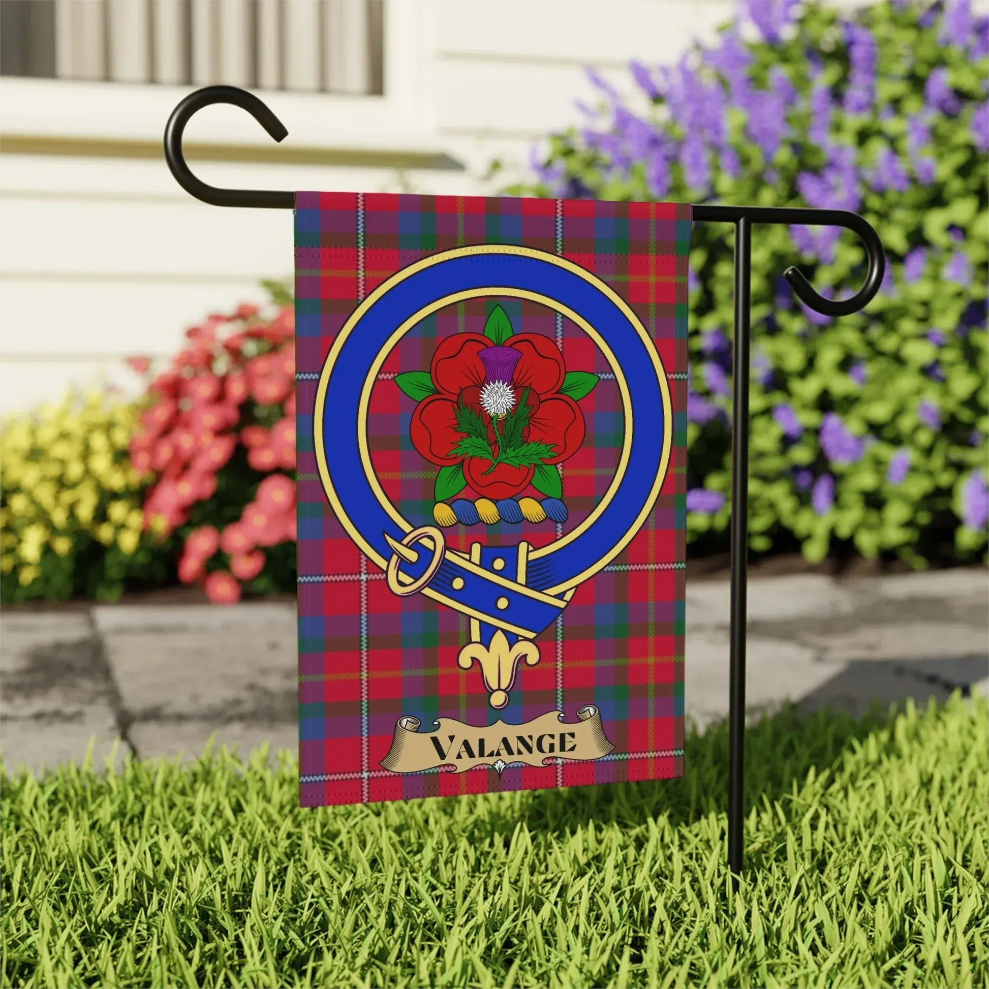 Valange Tartan Garden Flag Decorative Yard product