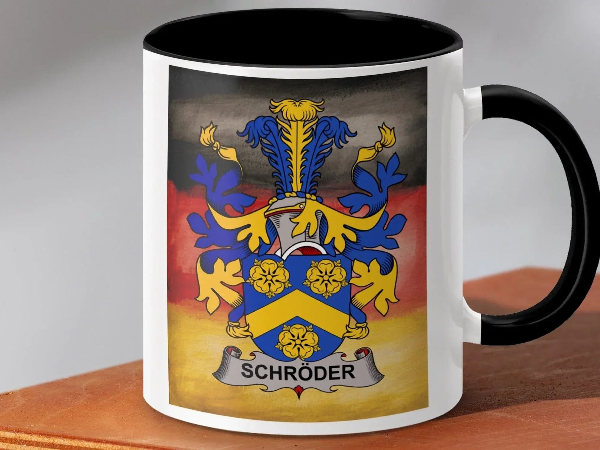 Personalized Schröder Family Crest Coffee Mug product type