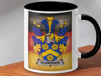 Personalized Schröder Family Crest Coffee Mug product type