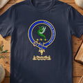 Wakefield Scottish clan crest T-shirt in Navy