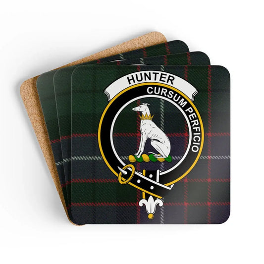 Hunter Cursum Perficio Clan Motto Coaster product