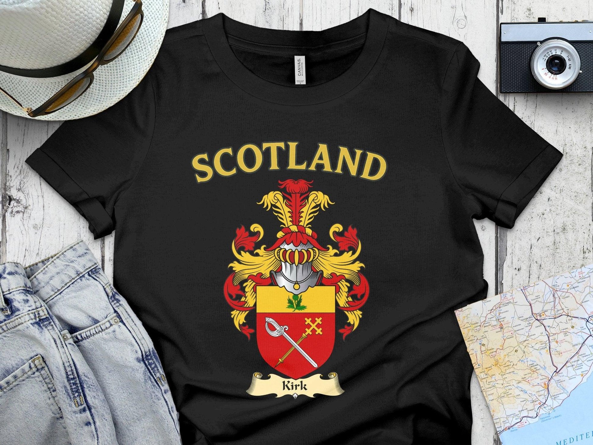 Scotland Kirk Heraldry Graphic Tee product