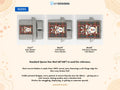 Size guide for Adamson Scottish family crest woven blanket with Caledonia tartan background