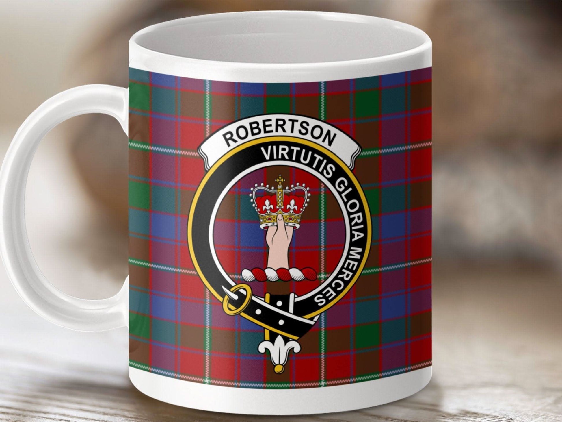 Robertson Virtutis Gloria Merces Mug product