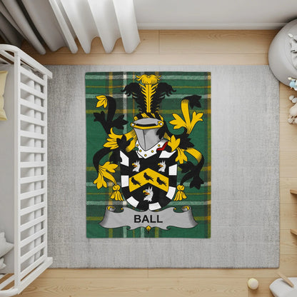 Custom Family Crest Personalized Rug product
