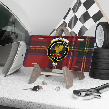 Scottish Tartan Clan Badge License Plate product