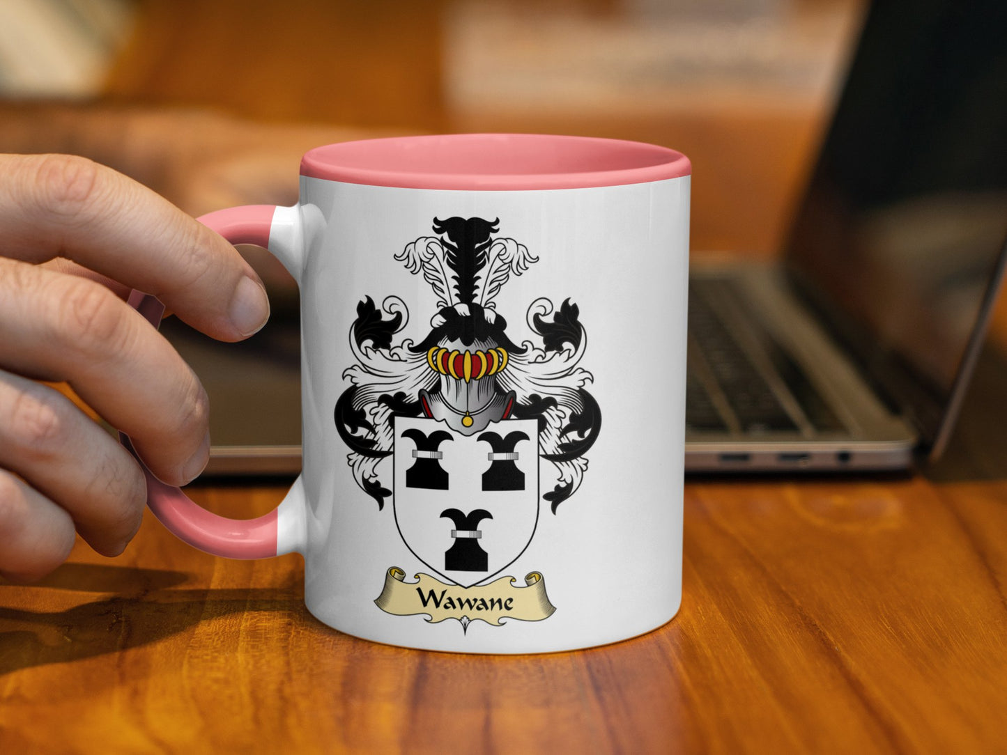 Clan Wawane Scottish Coat of Arms Mug - Living Stone Gifts