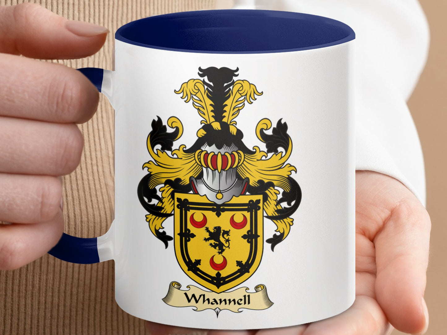 Clan Whannell Scottish Coat of Arms Mug - Living Stone Gifts