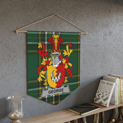 Custom Family Crest Tapestry with Knight Emblem product type