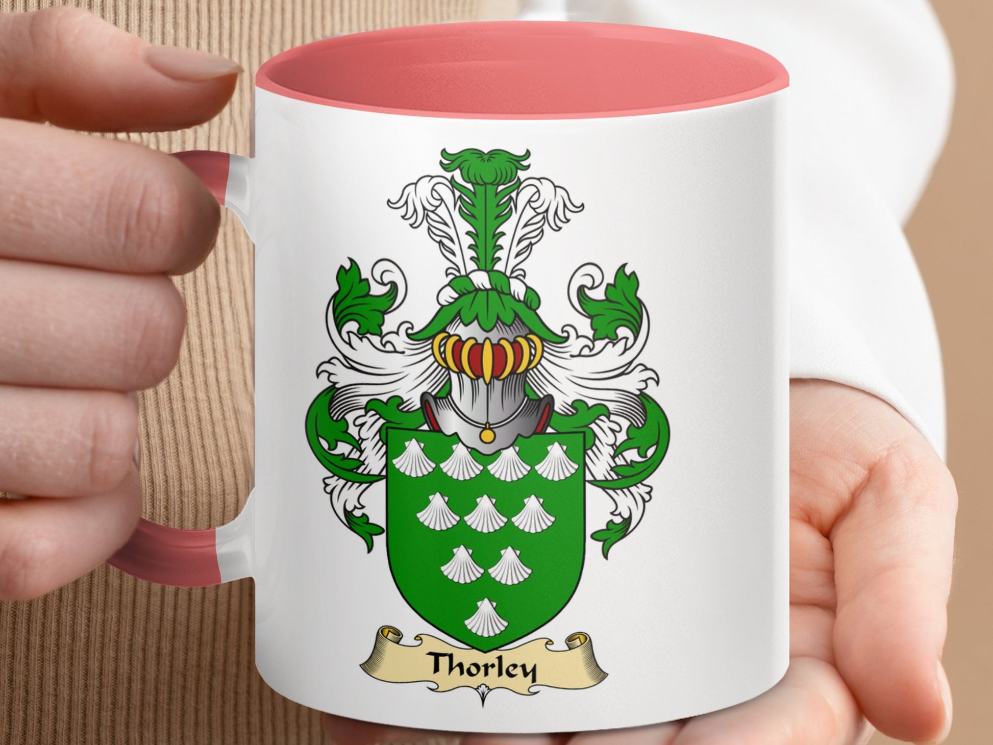 Thorley Scottish Coat of Arms Mug - Living Stone Gifts