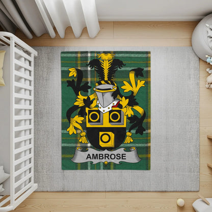Ambrose Family Crest Indoor Decorative Rug Product
