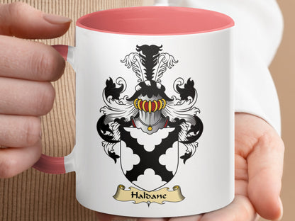 Clan Haldane Scottish Coat of Arms Accent Mug - Living Stone Gifts