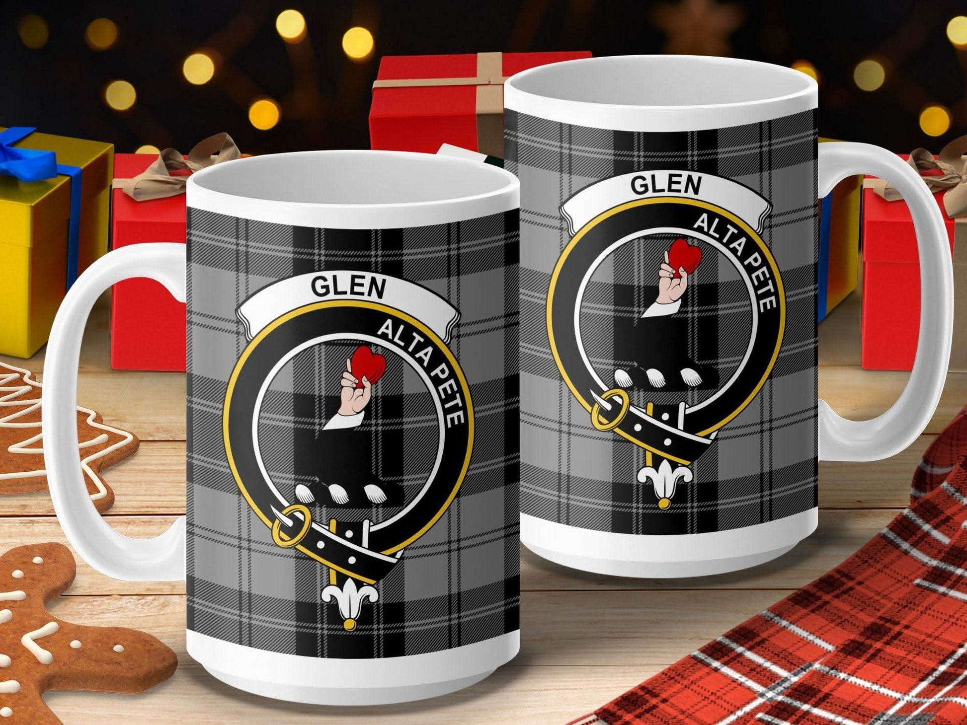 Custom Glen Altapete Plaid Ceramic Mug product