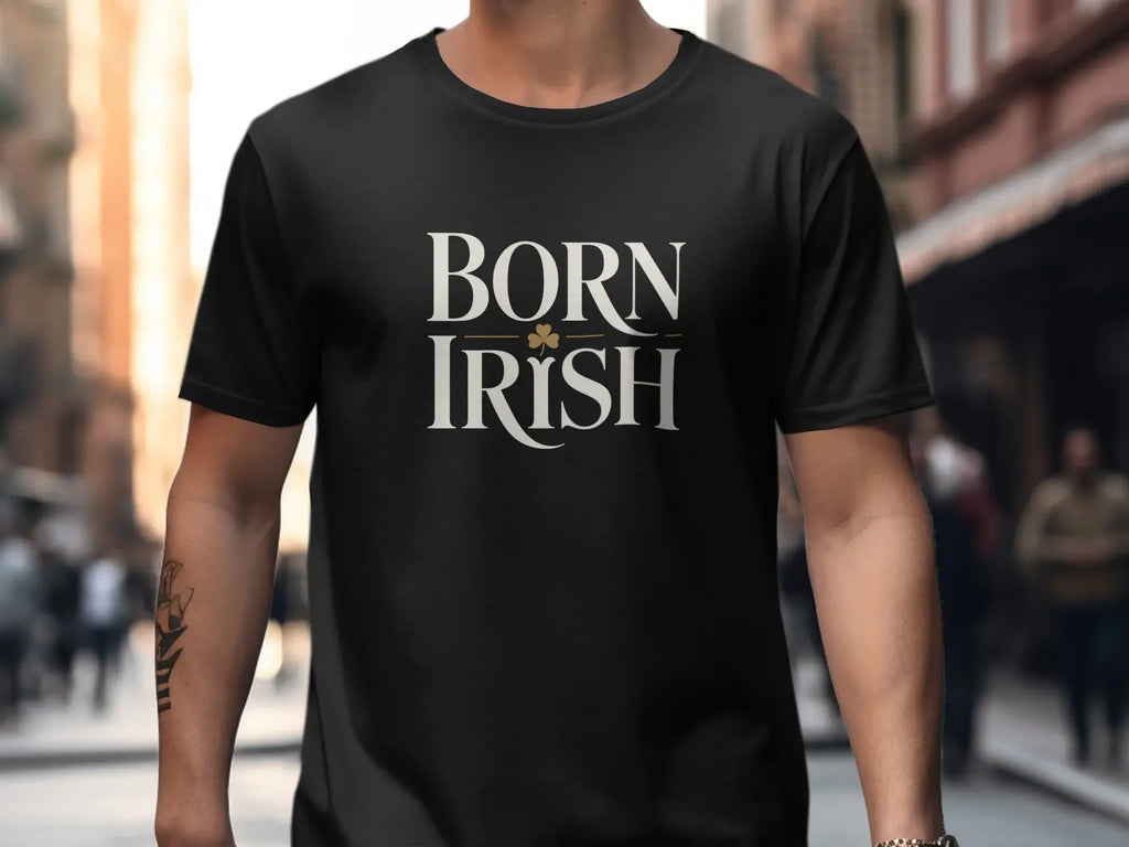 Born Irish Statement T-Shirt for National Pride