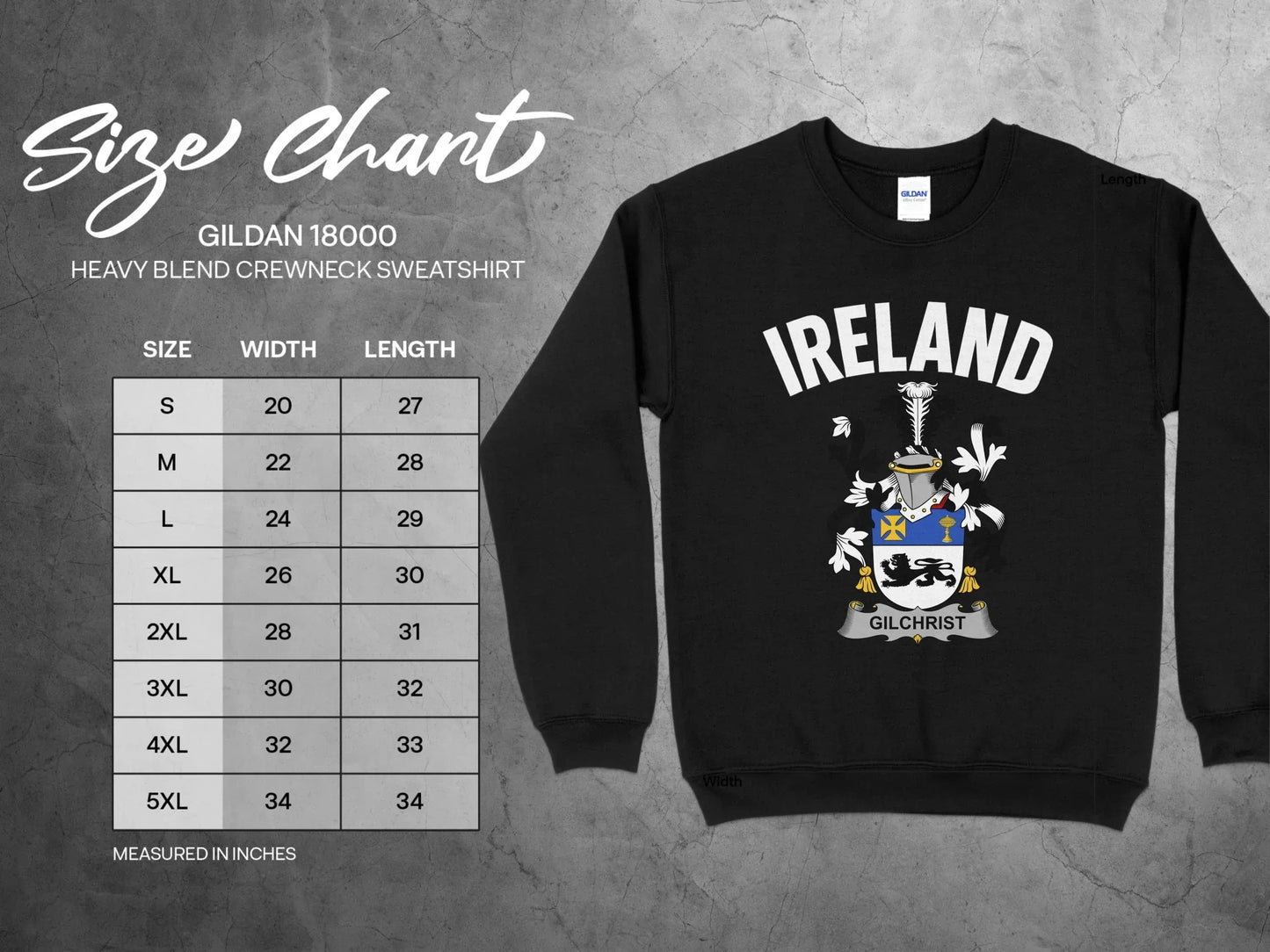 Ireland Gilchrist Heavy Blend Crewneck Sweatshirt product
