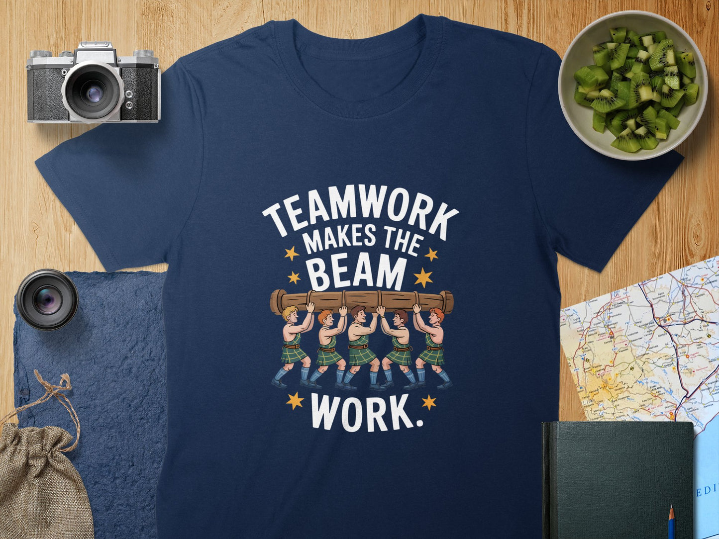 Teamwork Makes the Beam Work Printed Shirt product