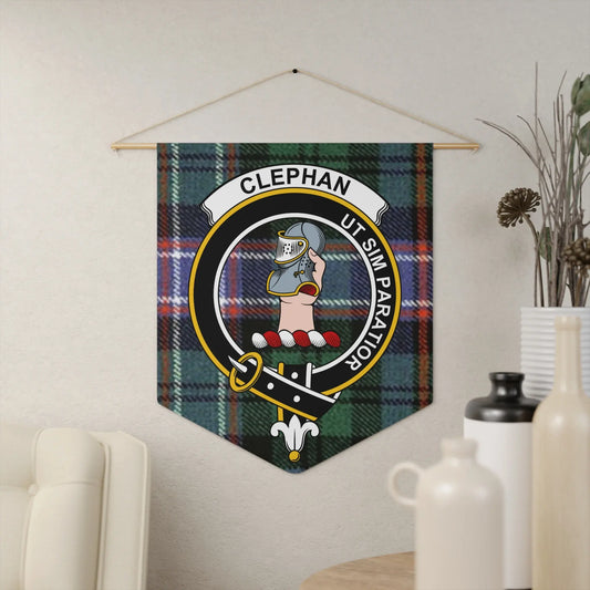 Clephan Scottish Clan Crest Tartan Pennant