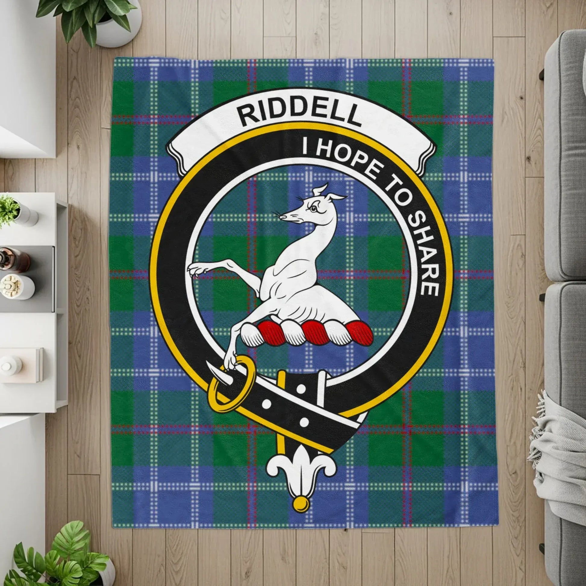 Riddell I Hope To Share Tartan Blanket product