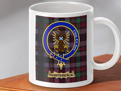 Borthwick Clan Tartan Pattern Design Coffee Mug product
