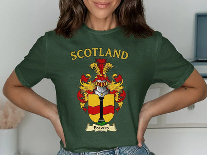 Scotland Edward Family Crest Design T-shirt product