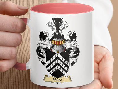 Wisc Scottish Family Coat of Arms Crest Mug - Living Stone Gifts