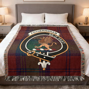 Clan Fotheringham Tartan Woven Blanket – Scottish Heritage Throw
