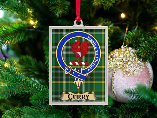 Attractive Curry Family Crest Christmas Decoration product