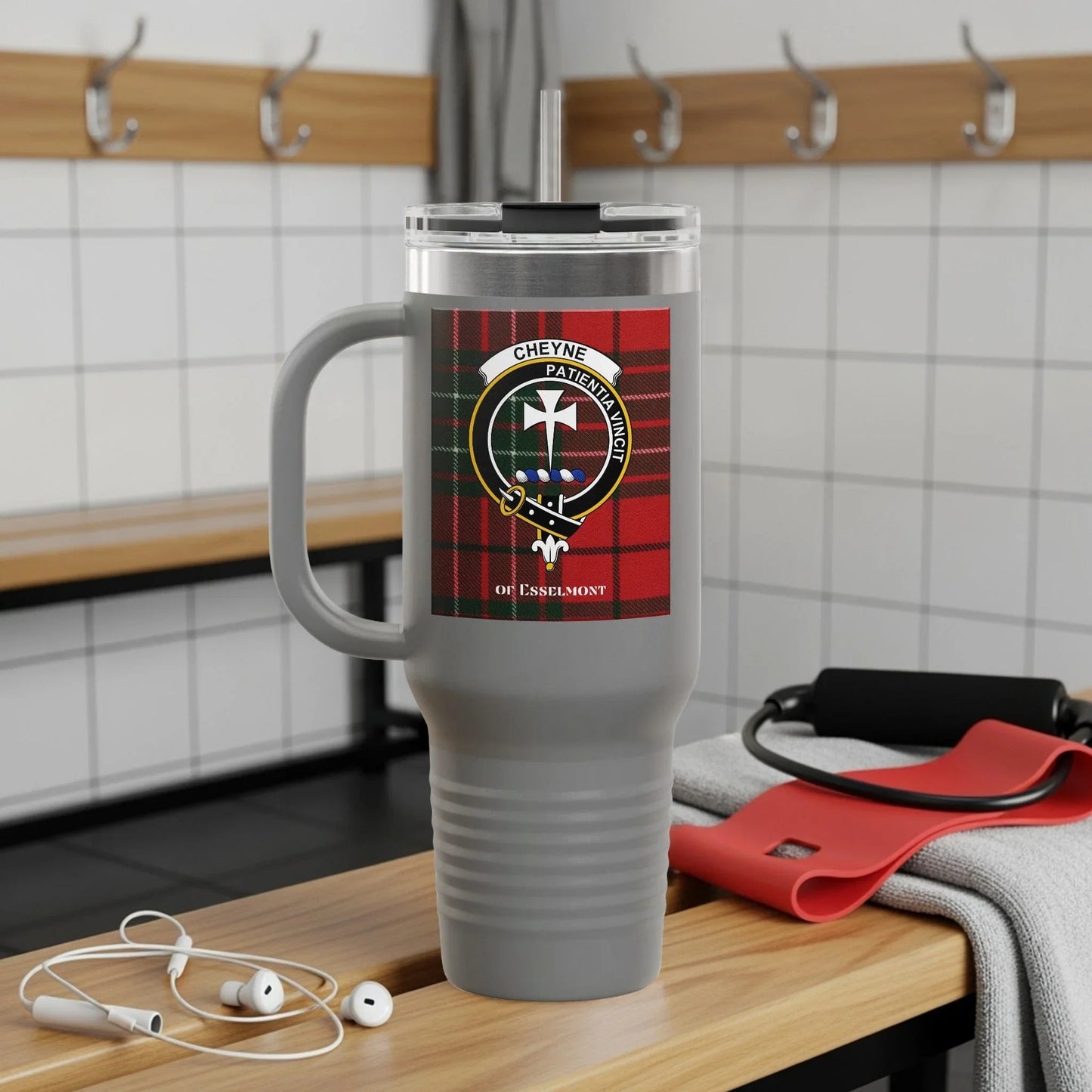 Cheyne Pattern Insulated Drinking Mug product