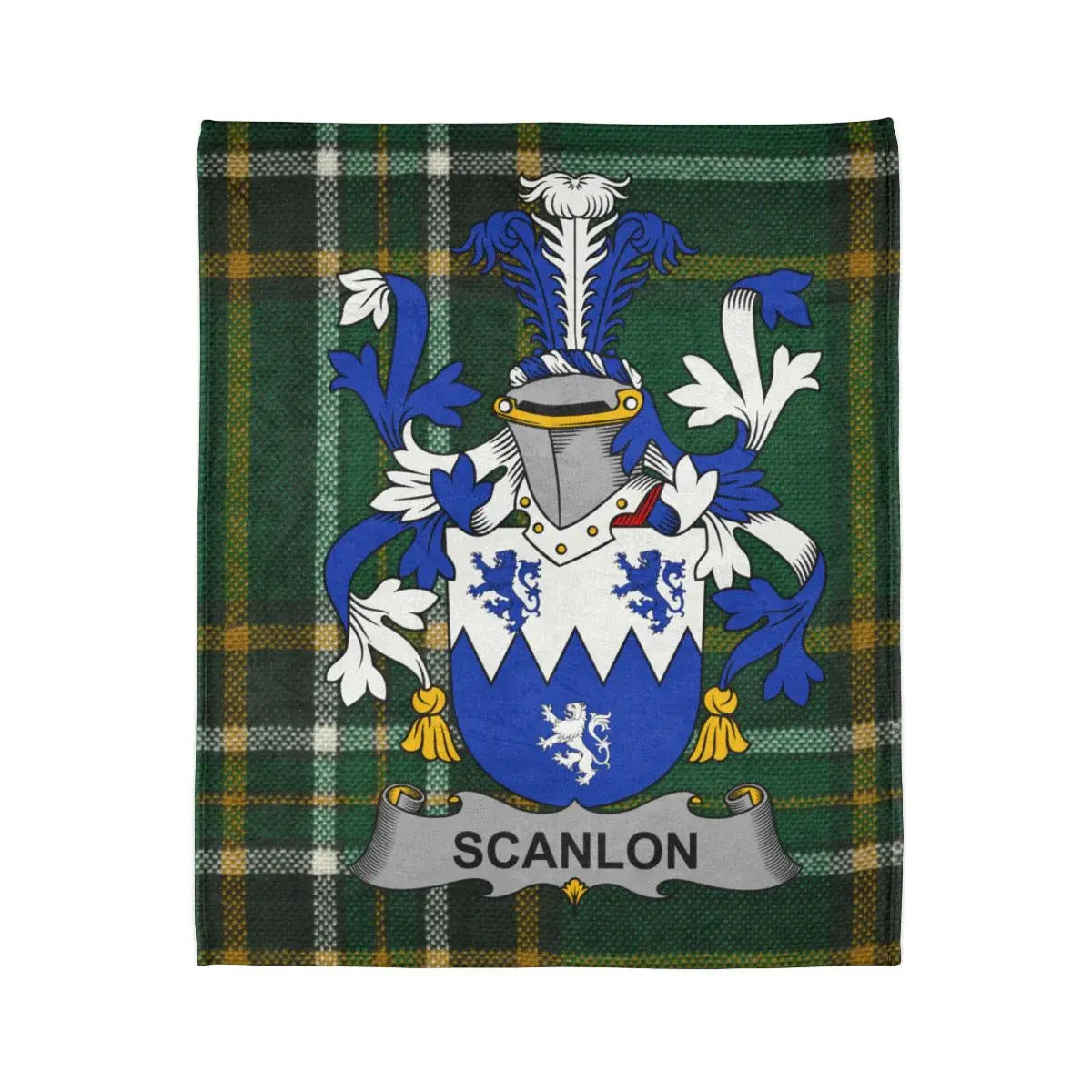 Scanlon Family Crest Plaid Design Blanket product