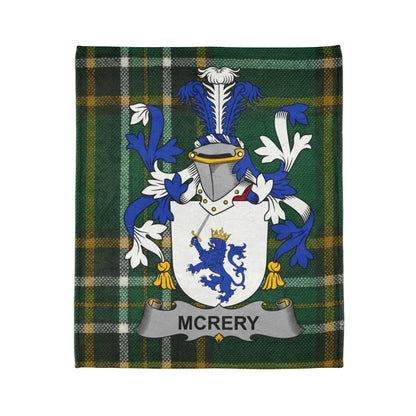 McRery Family Crest Tartan Print Blanket product