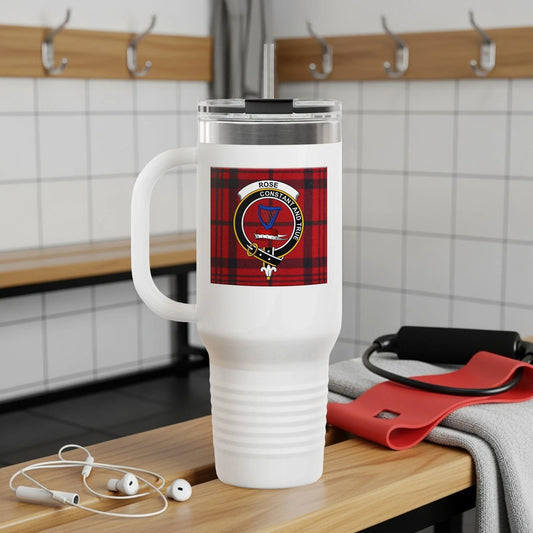 Insulated travel mug with sports logo product type