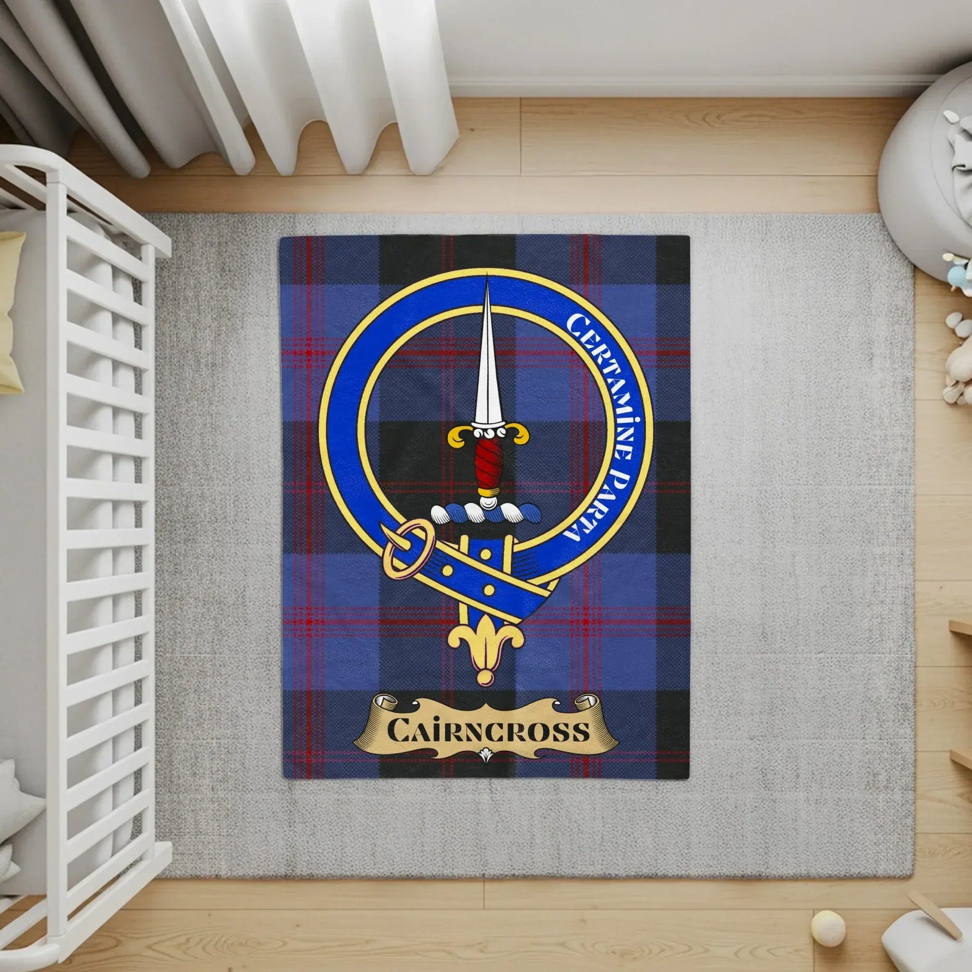 Cairncross Family Crest Design Area Rug Product