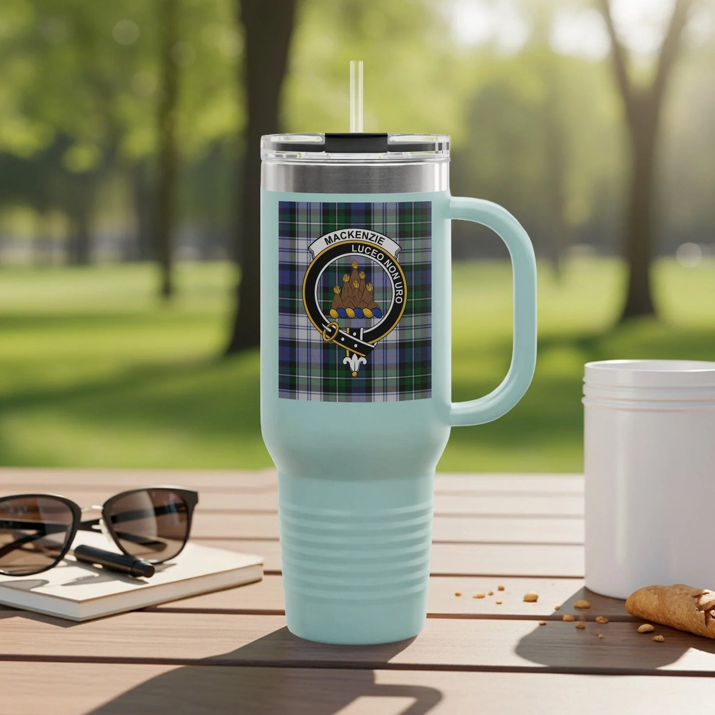 Mackenzie Weathered Tartan Travel Mug product