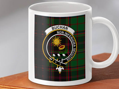 Clan Buchan Non Inferiora Secutus Custom Mug product