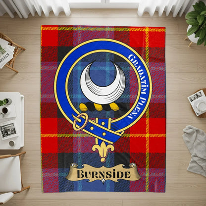 Burnside Clan Tartan Pattern Blanket product type