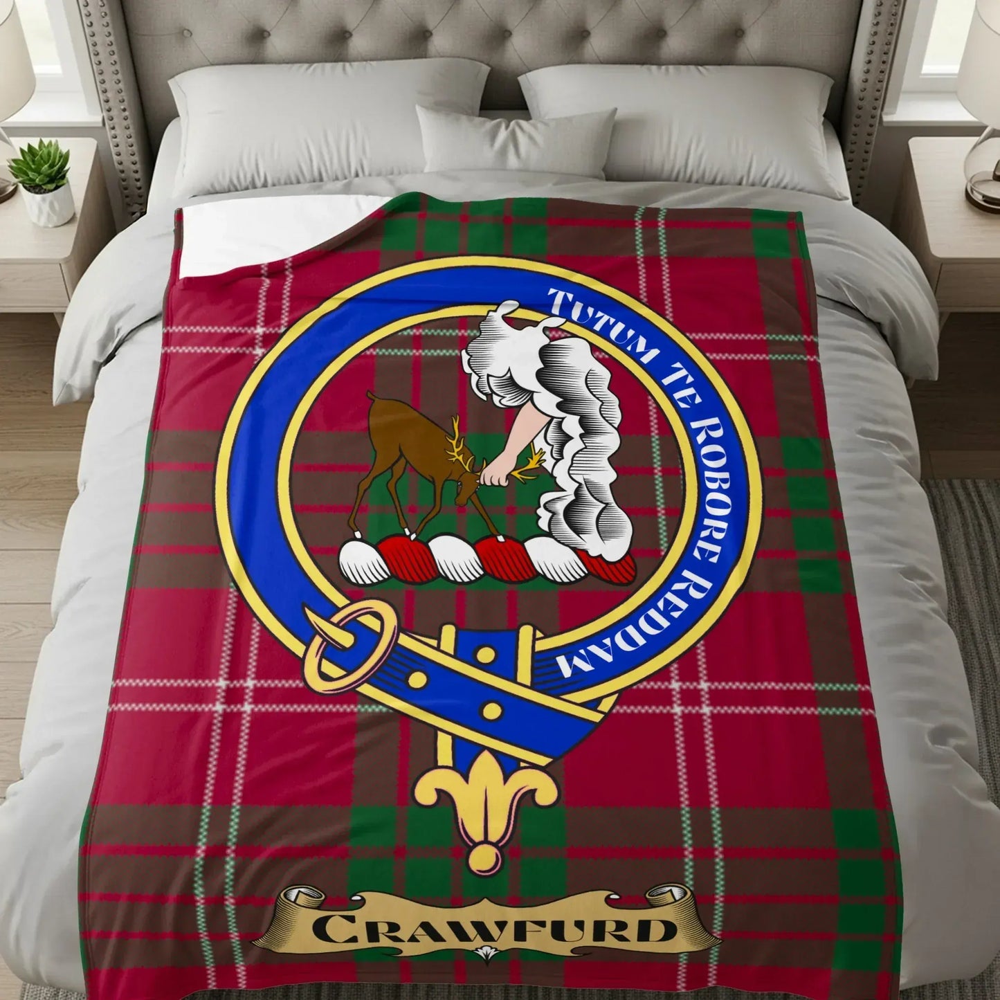Personalized Tatton Tartan Plaid Blanket product