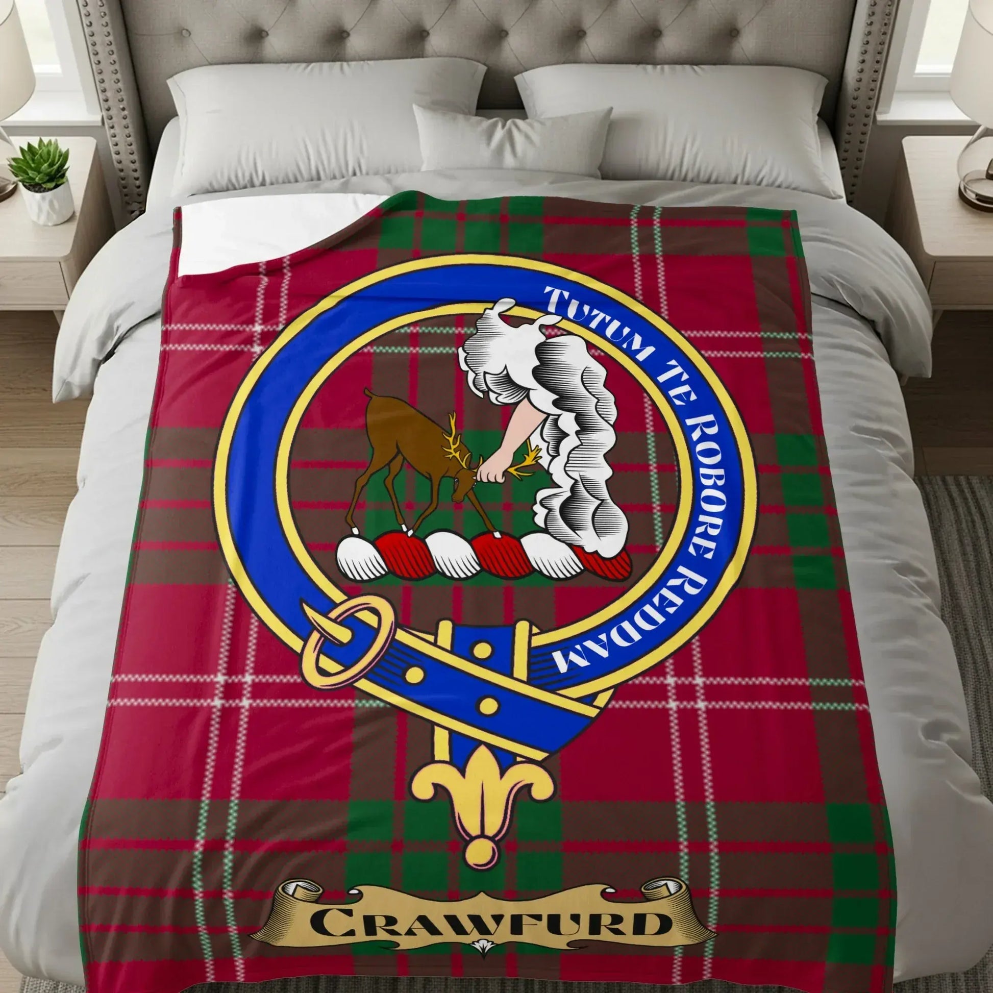 Personalized Tatton Tartan Plaid Blanket product