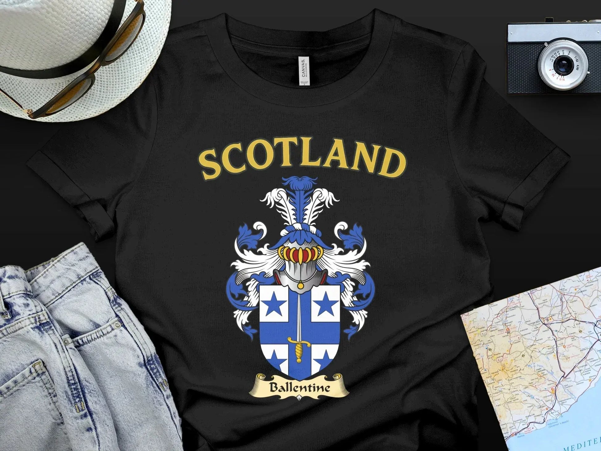 Scotland Ballentine Crest Emblem Graphic T-Shirt product